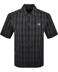 Fred Perry - Seersucker Check Shirt - Lyst