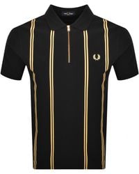 Fred Perry - Vertical Stripe Polo T Shirt - Lyst