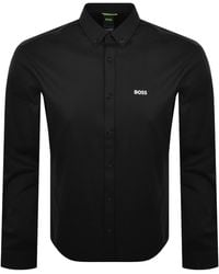 BOSS - Boss St Motion Long Sleeve Shirt - Lyst