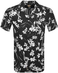 Superdry - Short Sleeved Print Linen Shirt - Lyst