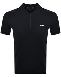 BOSS - Boss Ever X Knit Polo Jumper Dark - Lyst