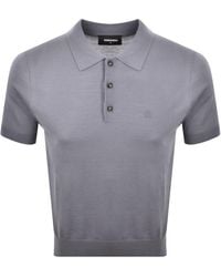 DSquared² - Knit Polo T Shirt - Lyst
