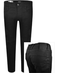 Replay - Anbass Hyperflex Slim Fit Jeans - Lyst