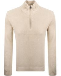 G-Star - G-Star Quarter Zip Knit Jumper - Lyst
