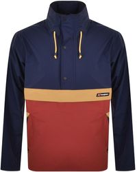 red and blue berghaus jacket