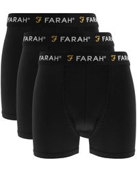 Farah - Saginaw 3 Pack Boxer Shorts - Lyst