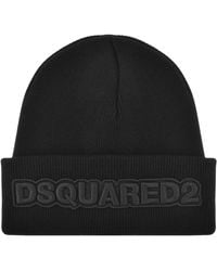 DSquared² - Knit Beanie Hat - Lyst
