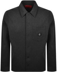 HUGO - Enaso Overshirt Jacket - Lyst