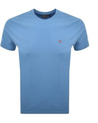 Napapijri - Salis Sum Logo T Shirt - Lyst