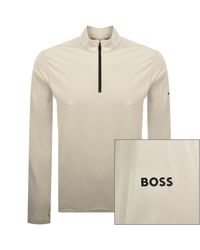 BOSS - Boss Active Zip Sweatshirt - Lyst