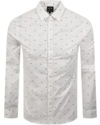 ARMANI EXCHANGE - Long Sleeve Shirt Off - Lyst