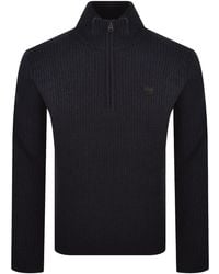 G-Star - G-Star Quarter Zip Knit Jumper - Lyst
