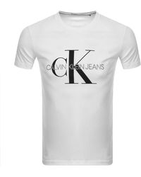 Calvin Klein - Jeans Monogram Logo T Shirt - Lyst