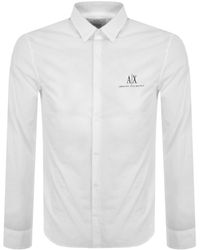 Armani Exchange - Long Sleeve Shirt - Lyst