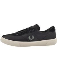 Fred Perry - Leather Tennis Trainers - Lyst
