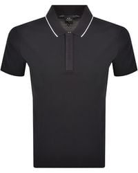 ARMANI EXCHANGE - Short Sleeved Polo - Lyst
