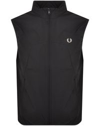 Fred Perry - Zip Through Gilet - Lyst