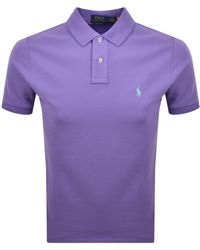 Ralph Lauren - Custom Slim Fit Polo T Shirt - Lyst