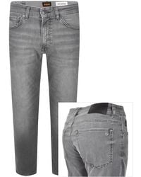 BOSS - Boss Re Maine Regular Fit Mid Wash Jeans - Lyst