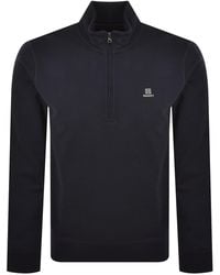Hackett - Heritage Half Zip Sweatshirt - Lyst