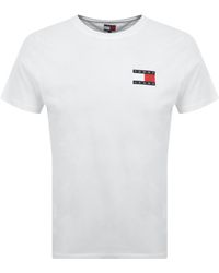 Tommy Hilfiger - Essential Flag Logo T Shirt - Lyst