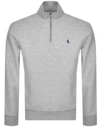 Ralph Lauren Half Zip Sweatshirt - Gray