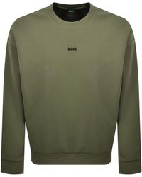 BOSS - Boss Stenson Relaxed Sweatshirt - Lyst