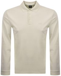 BOSS BUSINESS - Boss Pado 30 Long Sleeved Polo T Shirt - Lyst
