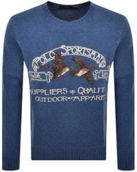 Ralph Lauren - Crew Neck Knit Jumper - Lyst