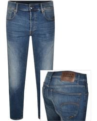 G-Star - G-Star 3301 Slim Fit Jeans Mid Wash - Lyst