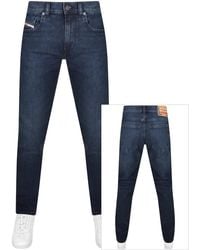 DIESEL - D Strukt Slim Fit Dark Wash Jeans - Lyst