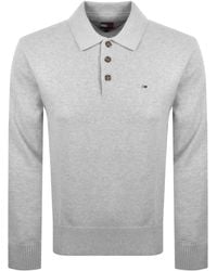 Tommy Hilfiger - Slim Fit Polo Jumper Heather - Lyst