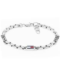 Tommy Hilfiger - 3D Flag Logo Bracelet - Lyst