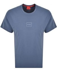 HUGO - Laze T Shirt Open - Lyst