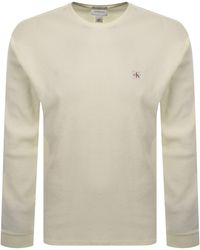Calvin Klein - Jeans Waffle T Shirt Calico - Lyst