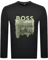 BOSS BUSINESS - Boss Iconic Sweatshirt - Lyst