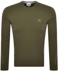 Lacoste - Crew Neck Knit Jumper - Lyst