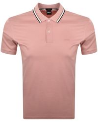 BOSS BUSINESS - Boss Penrose 38 Polo T Shirt Light - Lyst