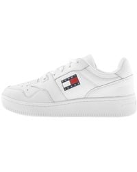 Tommy Hilfiger - Leather Basket Trainers - Lyst