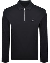 C.P. Company - Cp Company Long Sleeve Polo T Shirt - Lyst