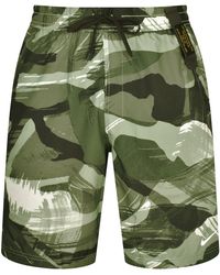 Nike - Training Camouflage Shorts - Lyst