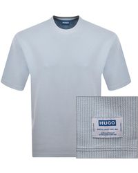 HUGO - Nuwaffle T Shirt - Lyst