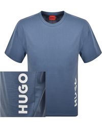 HUGO - Relaxed Sun Protected T Shirt - Lyst