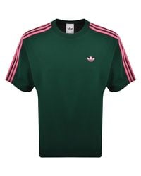 adidas Originals - 3 Stripes T Shirt - Lyst