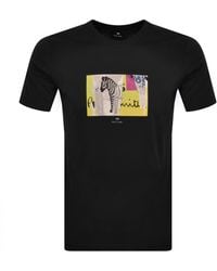 Paul Smith - Zebra Graphic T Shirt - Lyst