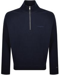 Tommy Hilfiger - Flag Quarter Zip Sweatshirt - Lyst