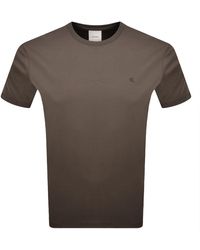 Calvin Klein - Chest Logo T Shirt Morel - Lyst