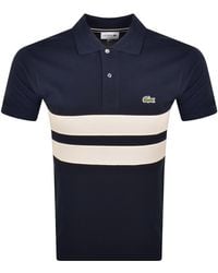 Lacoste - Mesh Band Polo T Shirt - Lyst
