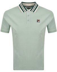 Fila - Fila Achille Heritage Tape Polo T Shirt - Lyst