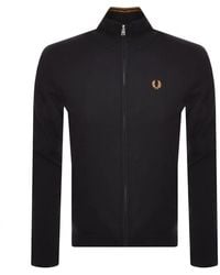Fred Perry - Classic Knit Full Zip Cardigan - Lyst
